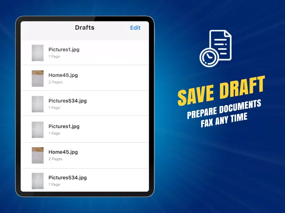 Fax App · Send Fax From iPhone iPad  Screenshots